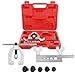 ABN Auto Double Flaring Copper Aluminum Soft Steel Brake Line and Brass Tubing Tool Kit