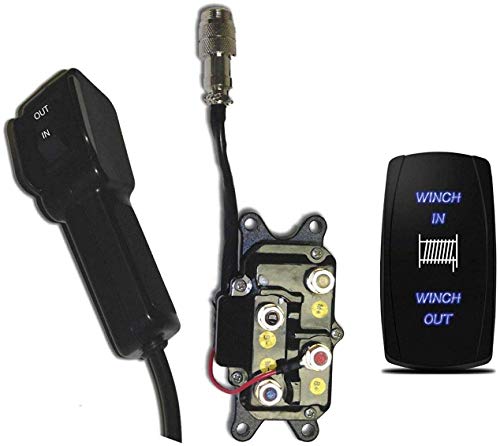 Mad Dog 4500lb Winch Mount Combo con Cable Sintético miniatura 4
