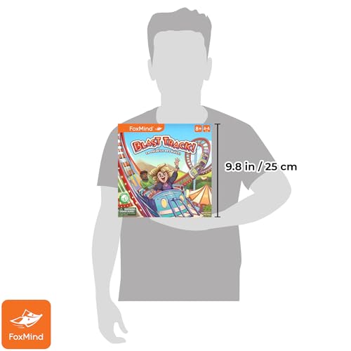 FoxMind: Blast Track - Tile Laying Board Game, Light Strategy Roller Coaster Building, Family Game Night, Kids & Adults Ages 8+, 2-6 Players, 30 Min - Image 3