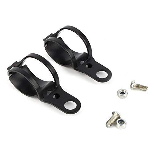 Bnineteenteam Soporte de Montaje de Señal de Giro para Motocicleta, Abrazaderas de Soporte de Indicador de Luz de Señal de Giro de Montaje de Horquilla, Abrazaderas de Reubicación de