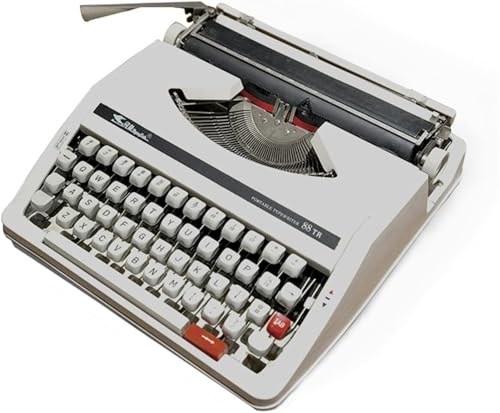 AZQOHMIS Máquina de Escribir Manual Antigua, Portátil, con Botones Flexibles y Escritura Clara. Colección Literaria Retro.