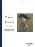Quando me'n vo chant: Musetta's Waltz from La Bohème (It/Eng), Sheet (Edition Peters)