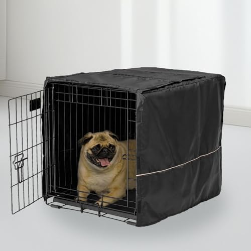 GUOOL オックスフォードの布犬箱のカバー、犬の犬小屋のカバー、屋外の防水屋内普遍的な粉塵の劇場、, S