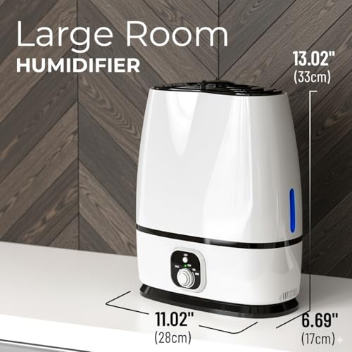 Everlasting Comfort Cool Mist Humidifiers for Bedroom 6L の商品画像 1