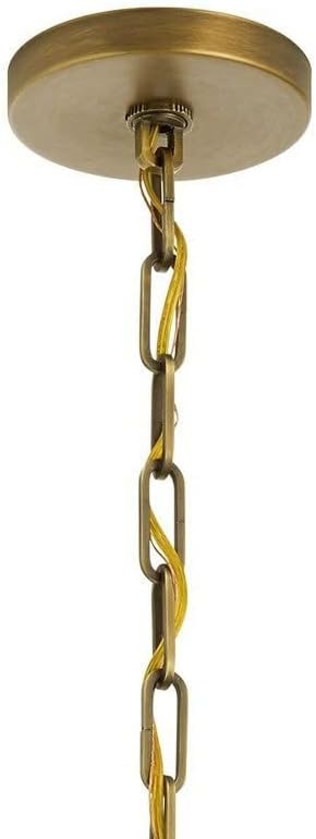 Kichler Lighting Abbotswell 19 inch 4 Light Pendant in Natural Brass