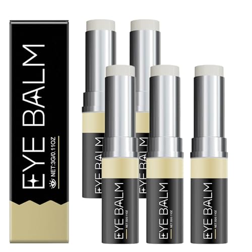 Eye Bags Retinol Eye Balm Serum - Reduces Dark Circles Puffiness Fine Lines Wrinkles,Moisturizing Gentle Fast-Absorbing Non-Sticky,Daily Use for Mature Sensitive All Skin (5pcs)