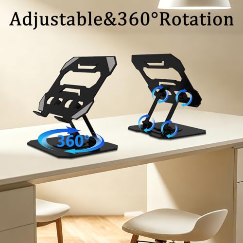 Support pour iPad pour bureau pliable avec rotation 360 accessoires - 2