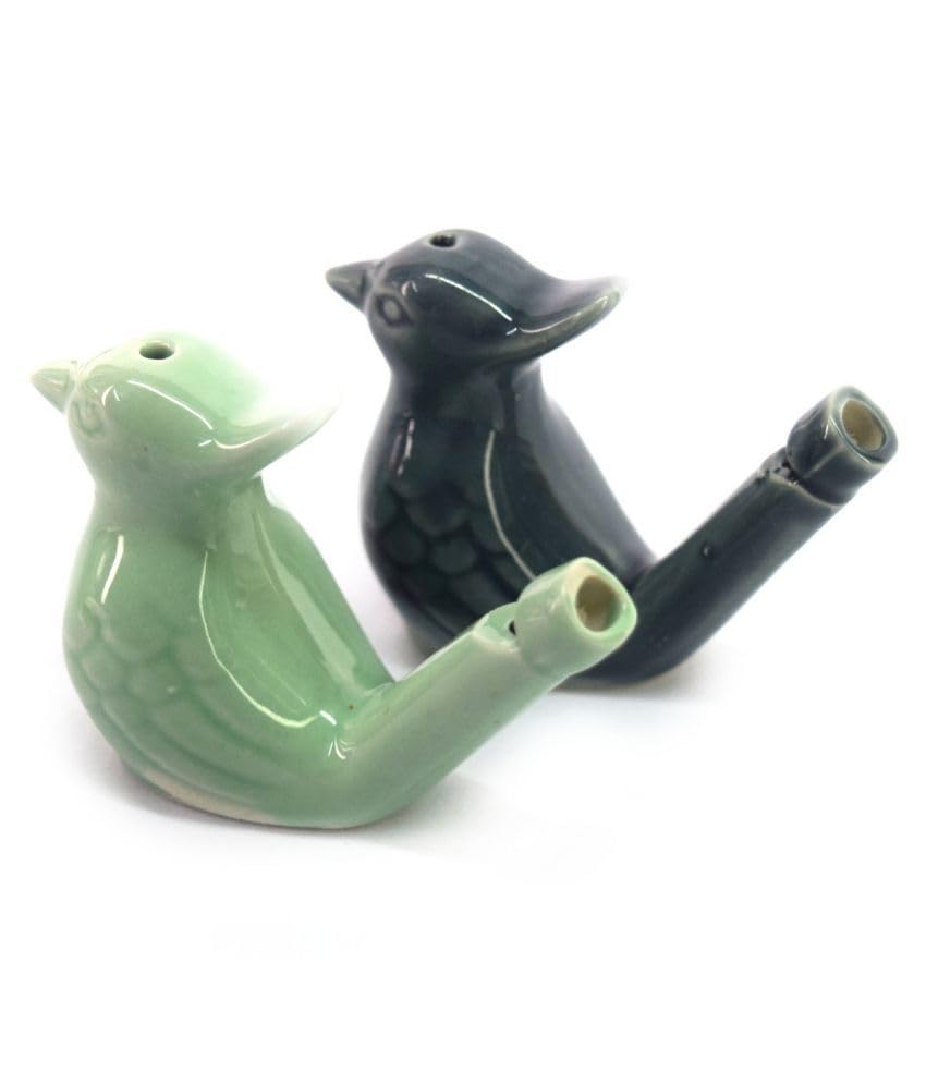 Shopping Shots Animal Figurative Ceramic Bird Whistle Toy - Terracotta Water Whistle - Fill The Water and Blow The Bird for Different Sounds, (B0C97CDND5) Amazon Price History, Amazon Price Tracker