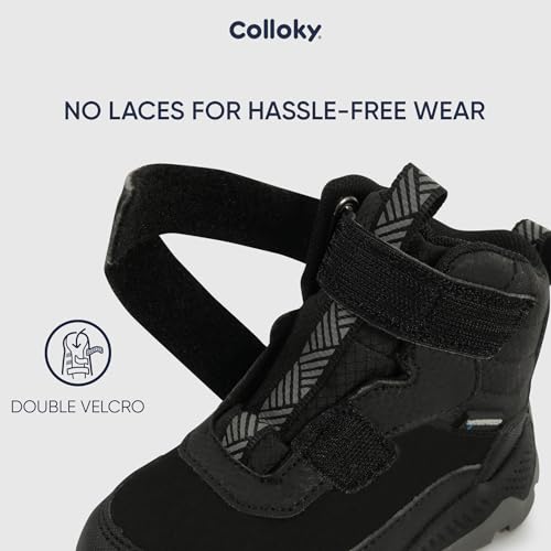 Toddler and Kids Hiking Boots - Waterproof, Slip-Resistant, Durable Outdoor Boots for Adventures and Play - Comfortable Multi-Terrain Shoes3