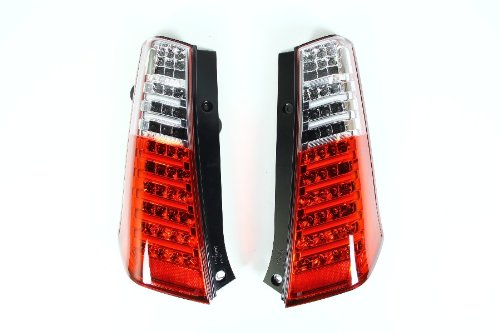 Wagon R-MH23 Valenti 84 LED Tail + 14 LED Bar Half Red Chrome Full