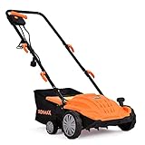 Best Lawn Scarifiers - ARNOT Lawn Dethatcher & Scarifier, 2-in-1 Electric Corded Review 