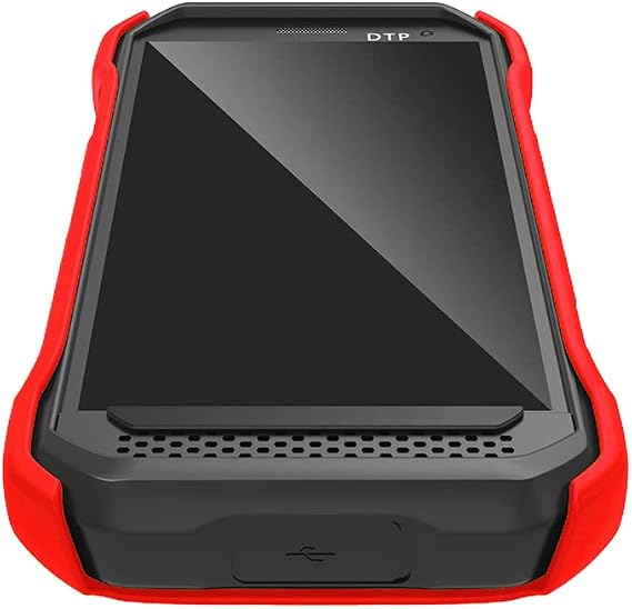 Case Compatible with Kyocera DuraForce Ultra 5G Phone Model E7110 (Verizon), Durable Slim Soft Touch Smooth Hard Cover Case (Red)