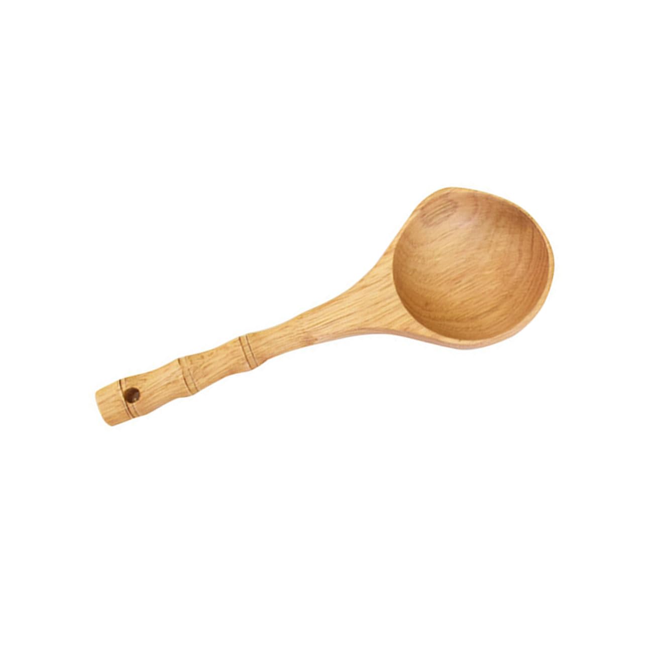 STOBAZA Wooden Soup Ladle Serving Spoon for Cooking and Stirring Lightweight and Kitchen Utensil for Family Meals and Restaurants Ergonomic Handle Design