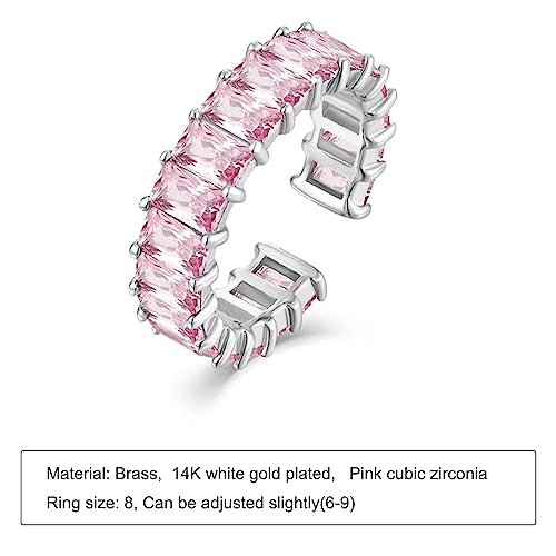 Thrilio Pink Cubic Zirconia Rings thumb #3