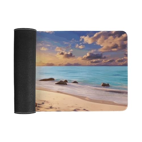 Tapis de souris de grande taille imperméable et antidérapant pour table d'écriture - 3