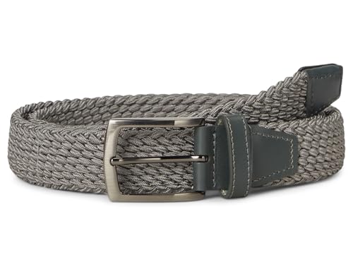 Johnston & Murphy Men's Woven Stretch-Knit Belt