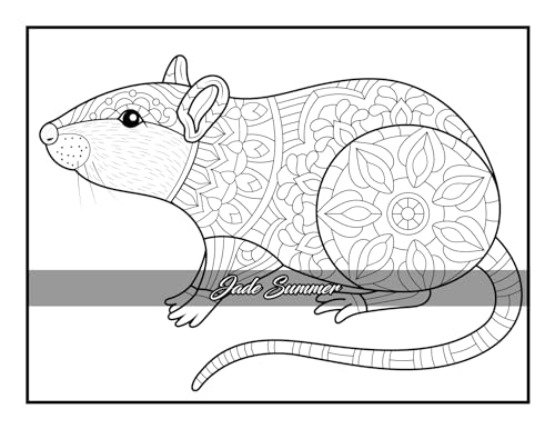 100 Animals: An Adult Coloring Book with Lions, Elephants, Owls, Horses, Dogs, Cats, and Many More! - Image 96