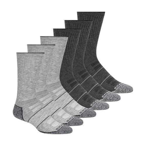 Skechers Work Crew Socks chaussettes homme mi-hautes noires