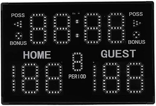 Marcador electrónico LED multideporte ligero de mesa