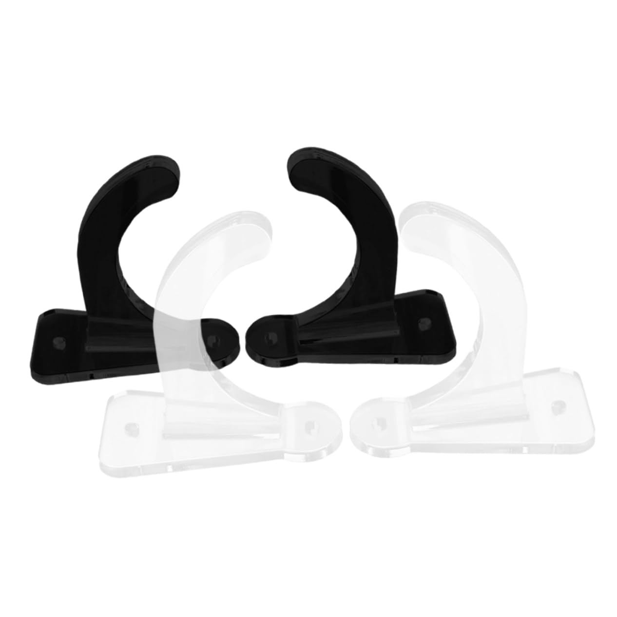 VANZACK Baseball Bat Display Wall Mount Bat Rack Acrylic Holder Softball Bat Bracket Sturdy Versatile Design