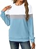 GKBK Womens Sweatshirts Cotton Crewneck Tops Long Sleeve Cute Lightweight Fall Winter Loose Casual Pullover with Pockets #3