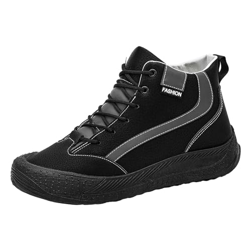 Botas Chelsea 2026 para hombre, para exteriores, invierno y versátiles, gruesas, informales, para deportes, Black, 39 EU