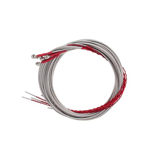 BESTonZON 5pcs Metal Bass Strings Set for 5 String Bass Guitar U32 Heavy Gauge Bass String Replacement