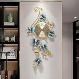 Design moderne : horloges murales uniques, design créatif et décoratif, personnalité simple, lignes simples et élégantes, rafraîchissantes, aiguilles en métal exquises, durables, élégantes et belles, pas faciles à briser. C'est une décoration murale de bon goût et accrocheuse.