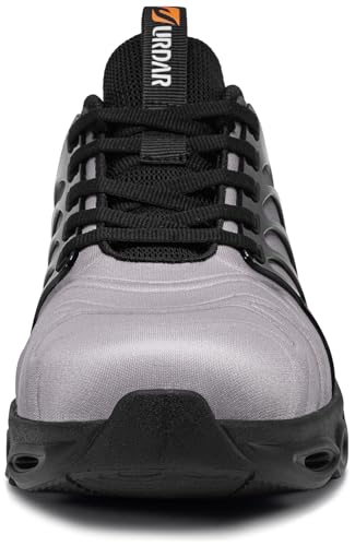 Steel Toe Shoes for Men Comfortable Safety Shoes Work Lightweight Steel Toe Sneakers Breathable Safety Sneakers Industrial Work Footwear - Image 5