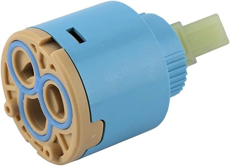 Amazon 蛇口カートリッジ35/40ミリメートルセラミックカートリッジ水ミキサータップ内部制御の蛇口のバルブ ABSブルー実用的なタップカートリッジ (Size 35mm