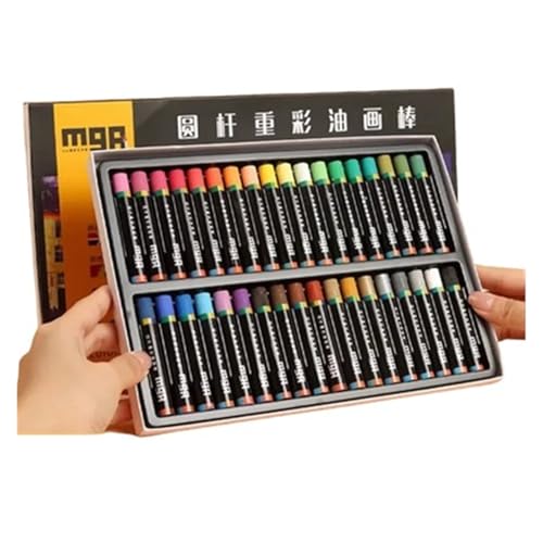 Boîte de crayons peinture à l'huile 36 couleurs avec pigments durables et intenses