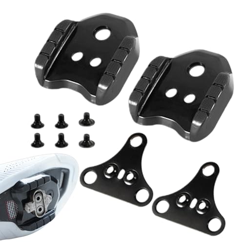 Juego De Calas para Zapatillas De Ciclismo - Adaptadores De Pedal De Bicicleta De Metal | Adaptador Convertidor para Pedales De Bicicleta | para Bicicleta De Montaña De Carretera M-TB