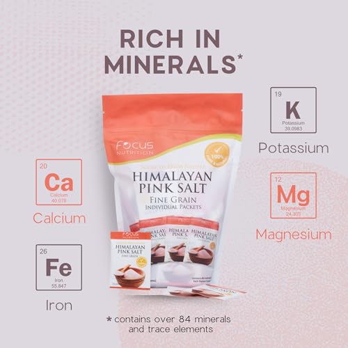 Focus Nutrition Sal Rosa del Himalaya en Sobres, 80 unidades miniatura 3