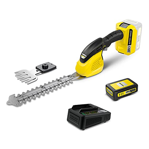 Kärcher 1.444-200.0 Sculpteur de végétaux GSH 18-20 (sans batterie amovible) + Set batterie Power 18V / 2.5 Ah et chargeur rapide