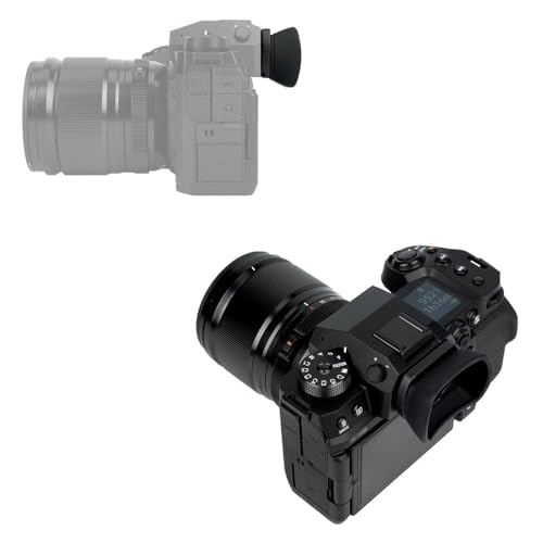 PROfezzion Visor Ocular Silicona Suave de Largo y Extendido para Fujifilm X-T5 X-T4 X-T3 X-T2 X-T1 X-H2S X-H1 GFX100S GFX100 GFX50S GFX50SII Reemplazo Fuji EC-XT L, EC-GFX, EC-XT M, EC-XT S, EC-XH W - imagen 8