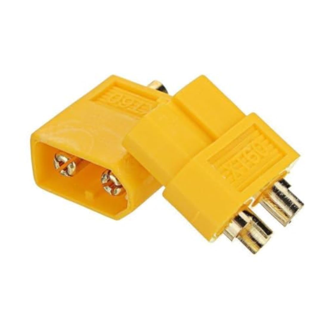 XT60 Connector Pair Yellow (Pack of 4 Pairs) | Gold Plated High Current Male Female RC Battery Connectors for LiPo Batteries, ESC, Drones, RC Cars, FPV, UAV, Robotics & DIY Electronics-image-26