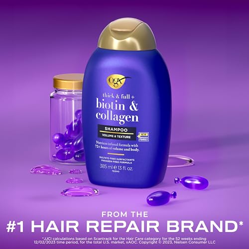 Ogx 022796916709 Thick & Full + Biotin & Collagen Volumizing Shampoo thumb #2