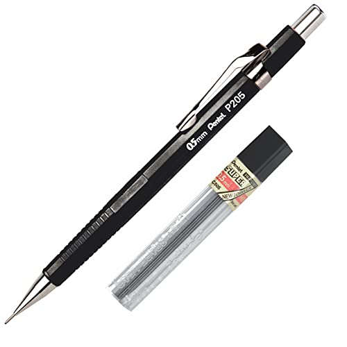 Pentel Lapiseira 0.5mm Preta + Grafite SM/P205-AM