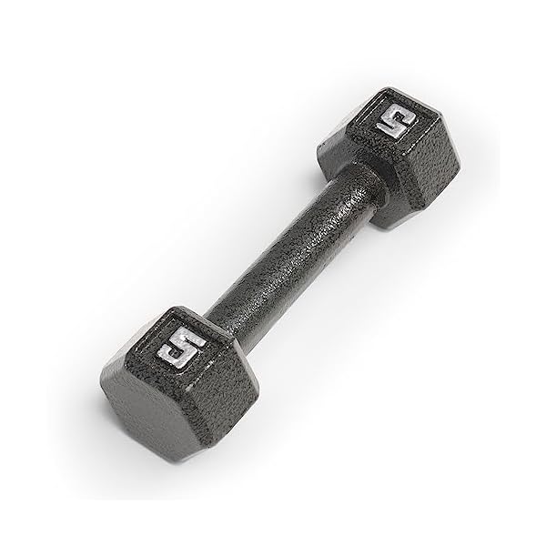 Marcy Hammertone Cast Iron Hex Dumbbell - 3 to 100 lbs. Sold Individually