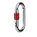 pasway Tandem Speed Dual Pulley Zip Line Trolley 30KN with Climbing Mountaineering Buckle Carabiner (A - Red)