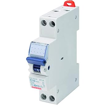 Gewiss GW90027DY مفتاح حراري مغناطيسي مدمج Mtc 45، منحنى 1P+N C 16A، وحدة واحدة، 6 قطع