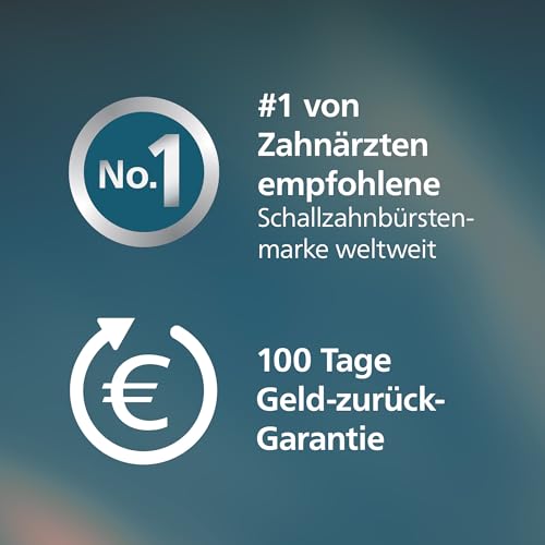 Philips Sonicare Series 3100 Elektrische Zahnbürste – Schallzahnbürste, Drucksensor, 3 Intensitäten, EasyStart, SmarTimer, 14 Tage Laufzeit, Reiseetui, Schwarz & Rosa, 2er, HX4072/42, [Neu]