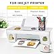 Premium-Druckerbeschichtung Vinyl-Sticker-Papier für Inkjet-Drucker A4 (297x210mm) Transparent Hochglänzend, Wasserdicht, Schnelltrocknend, Lebendige Farben, Hervorragende Farbaufnahme (30 Blätter)