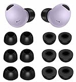 6 Pairs Galaxy Buds 2 Pro Memory Foam Ear Tips, S/M/L Noise Reduce Anti-Slip No Silicone Pain Comfortable Fit in Case Earbuds Compatible with Samsung Galaxy Buds 2 Pro 2022 Release - Graphite
