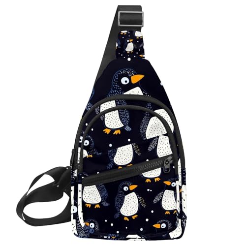 Bolsa bandolera convertible de pingüinos que alivia la carga en tus hombros