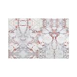 Matériau résistant pour une utilisation fréquente : ces sets de table à manger en marbre blanc or rose sont fabriqués à partir d'un polyester de haute qualité qui est épais et robuste. Ce matériau offre une durabilité exceptionnelle, résiste à une utilisation fréquente et résiste fortement aux plis pour une présentation perpétuellement soignée