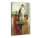 ANFOTCM Póster artístico de Sir Edwin Henry Landseer, halcón, decoración de pared, bar, restaurante, garaje, cafetería, letrero de regalo, 30 x 45 cm