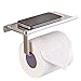 Produktbild Designerbox Spiegel Oberfläche Edelstahl Wand montiert Badezimmer Rolle Toilettenpapier Haken Rack mit Platzierung Teller für Handy Handtuch Armbanduhr Zigaretten und andere kleine Gegenstände