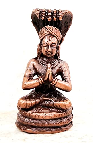 Image of Copper god Idols Manavala Mahamuni,1.8inches, 50 Grams, Patina Antique Finish, Pack of 1 Piece