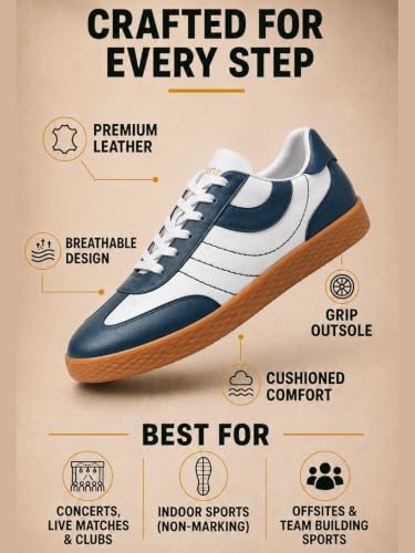 Image of By Sachin Tendulkar Unisex Nox Legacy Leather Sneakers | All Day Comfort